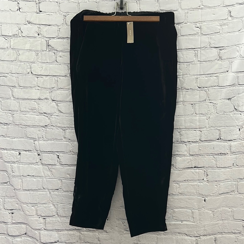 Black Velvet JCrew Pants
